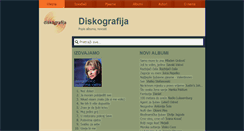 Desktop Screenshot of diskografija.com